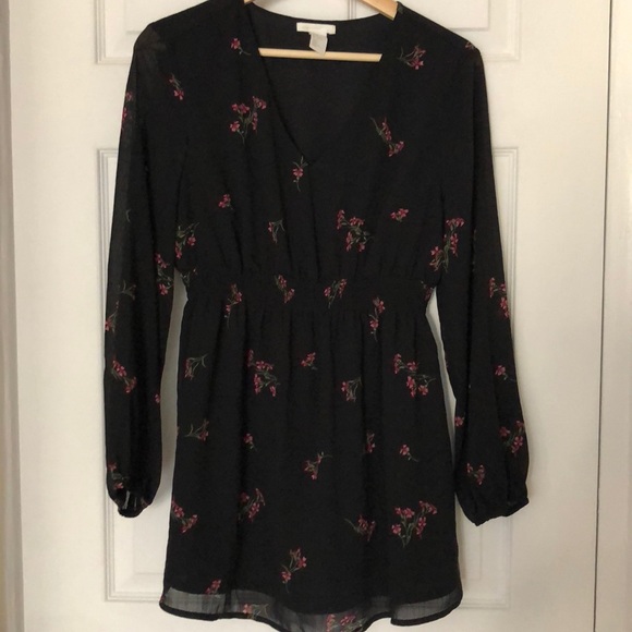 Blank maternity tunic. Pink flower print. Size S - Picture 1 of 1